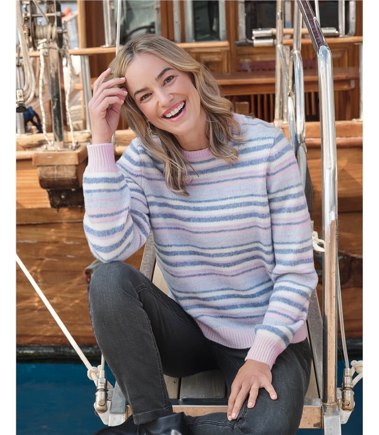 Soft Marled Stripe Jumper